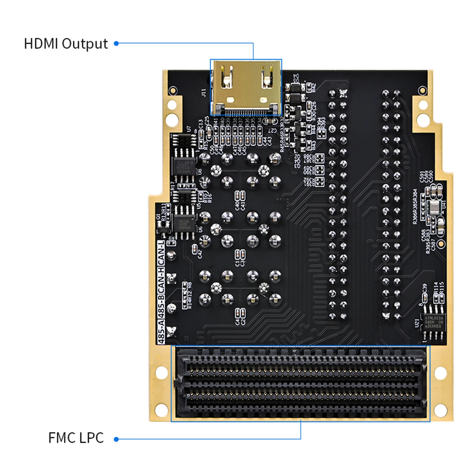 Puzhi PZ-FL-IO FMC Daughter Card FMC to 40P Expansion Port Supports GTX/RS485/CAN Full-platform Expansion LPC FMC Board
