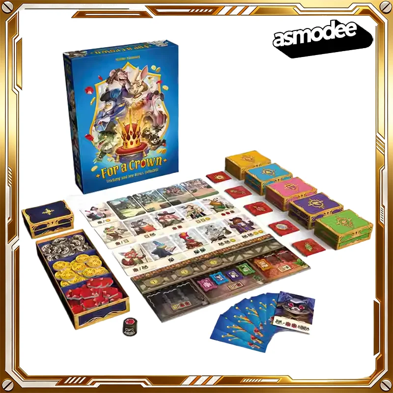 

Настольная игра Asmodee "Корона" (аниме, карточная, семейная, стратегическая, для вечеринок, головоломка) — подарки на день рождения и праздники для мальчиков и девочек