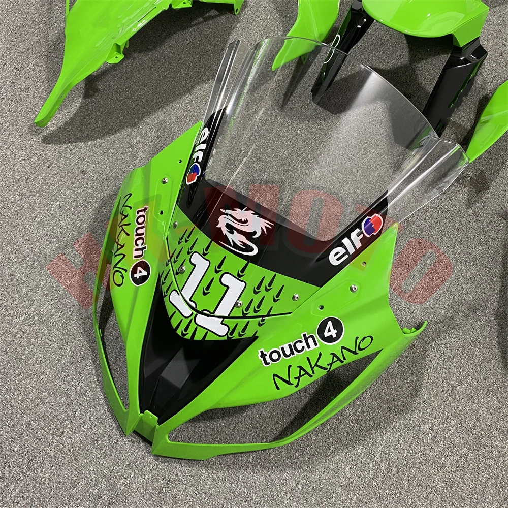 Kit de carenado para motocicleta, juego de carrocería de inyección Abs de alta calidad, color verde, para ZX-6R ZX6R, ZX600, 636, 2013, 2014, 2015, 2016, 2017, 2018