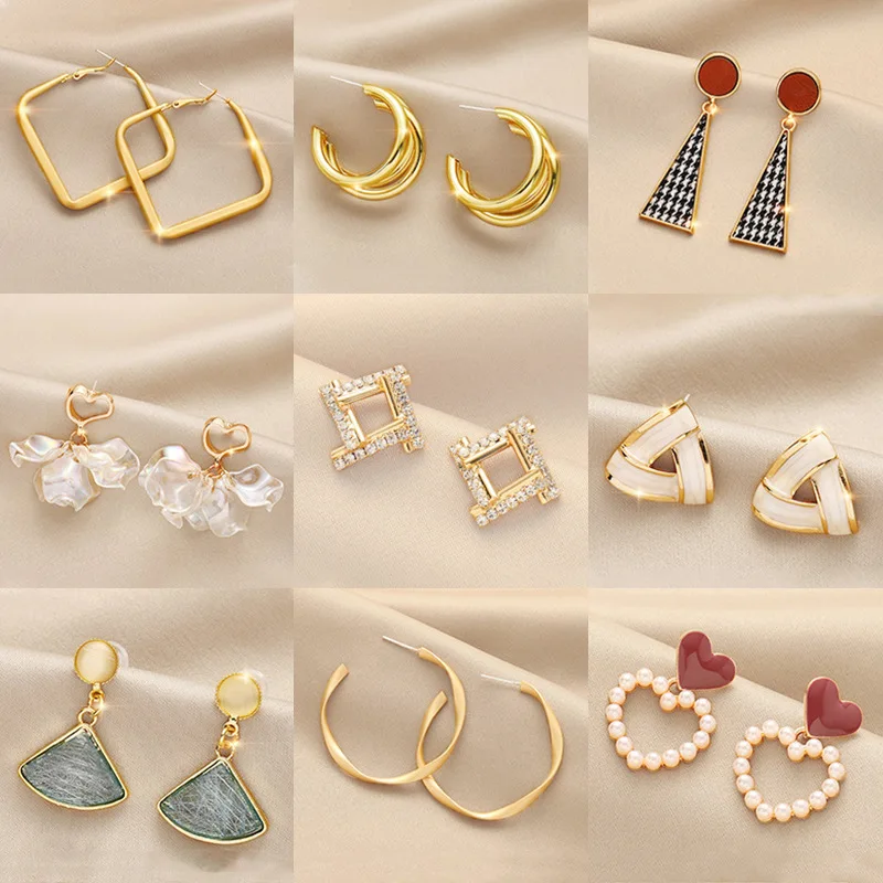 S925 Silver Needle Korean Style Minimalist Elegant Pearl Earrings Unique Design Luxury High end Aesthetic Daily Wear Versatile J