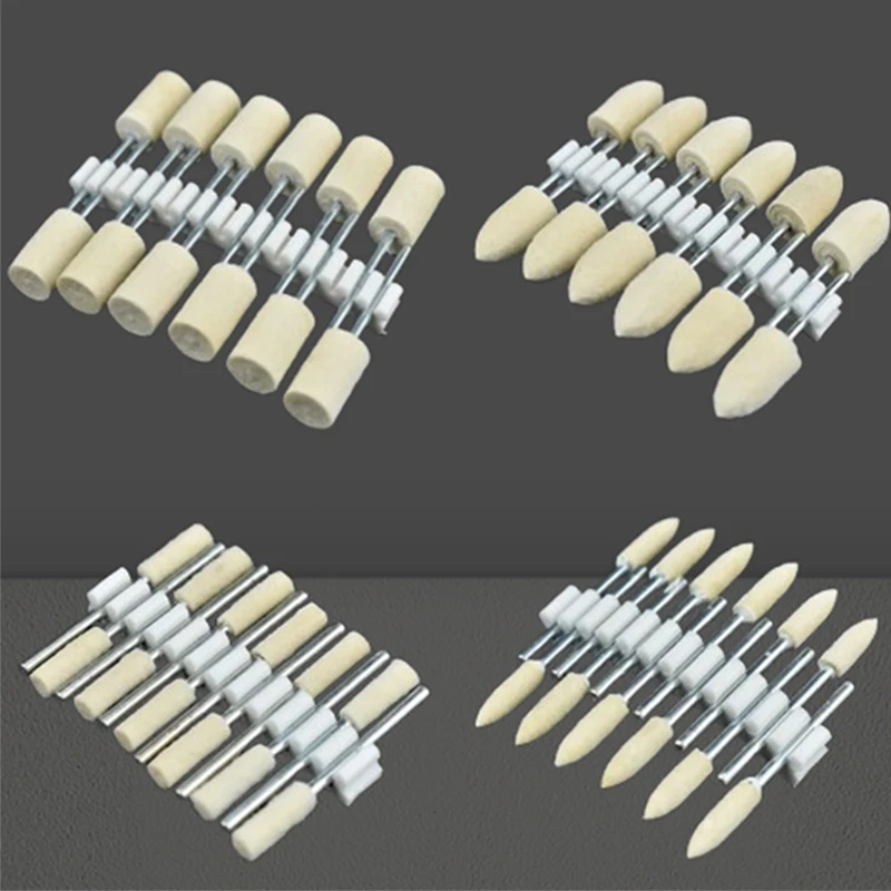

Набор хвостовиков 2,35 мм, шерстяной фетр, полировальные стержни с креплением для зеркальной полировки, вращающийся инструмент Dremel