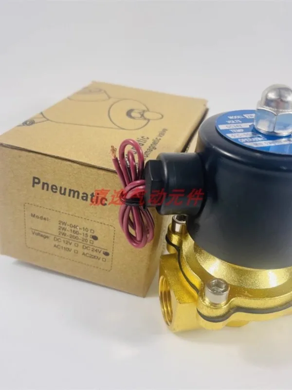 Normally closed solenoid va lve 2W160-15 2W200-20 2W250-25 pipeline drain v alve gas valve oil val ve switch