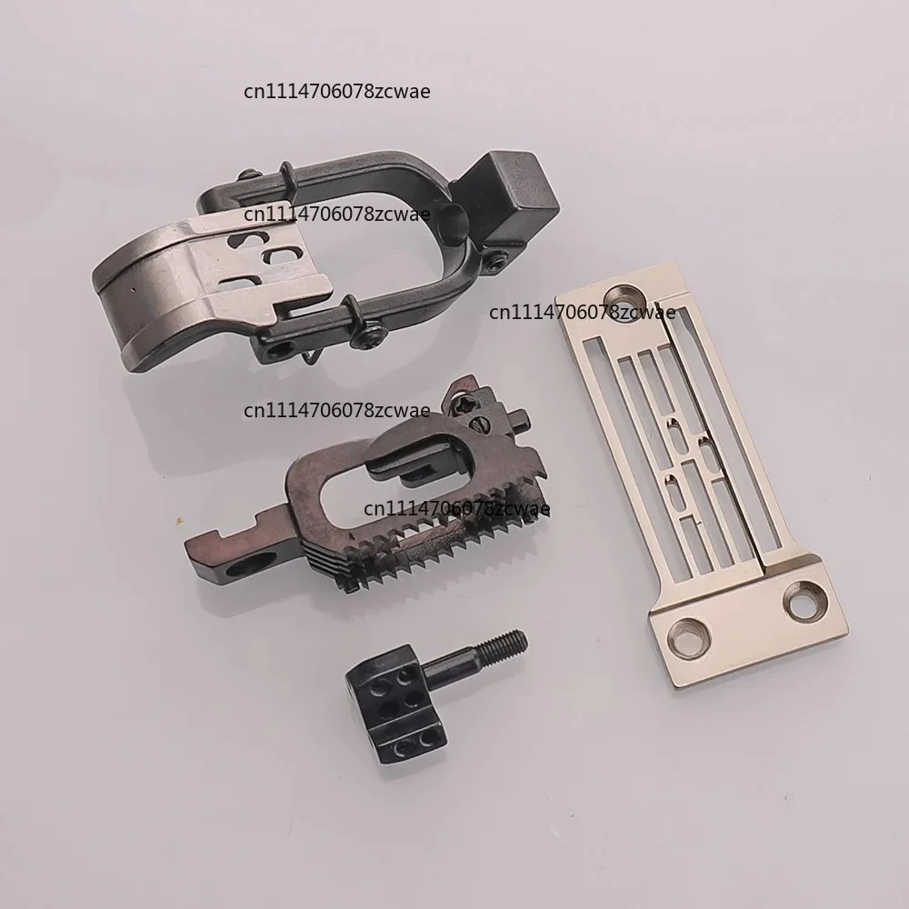 for BROTHER B926-6A B926-8A Gauge Set 3-Needle Double Chainstitch Crank Arm Needle Plate FeedDog Presser Foot Needle Clamp