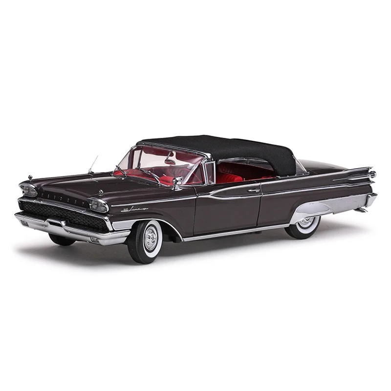 

1/18 Scale Model Mercury Parklane 1959 Closed Classic Convertible Retro Car Diecast Alloy Toys Vehicle Collection Display Gifts