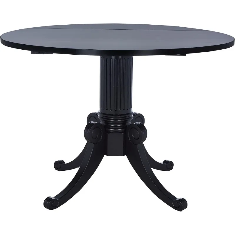 Home Forest Traditional Wash Drop Leaf Dining Table, suitable for living room, kitchen, easy to assemble