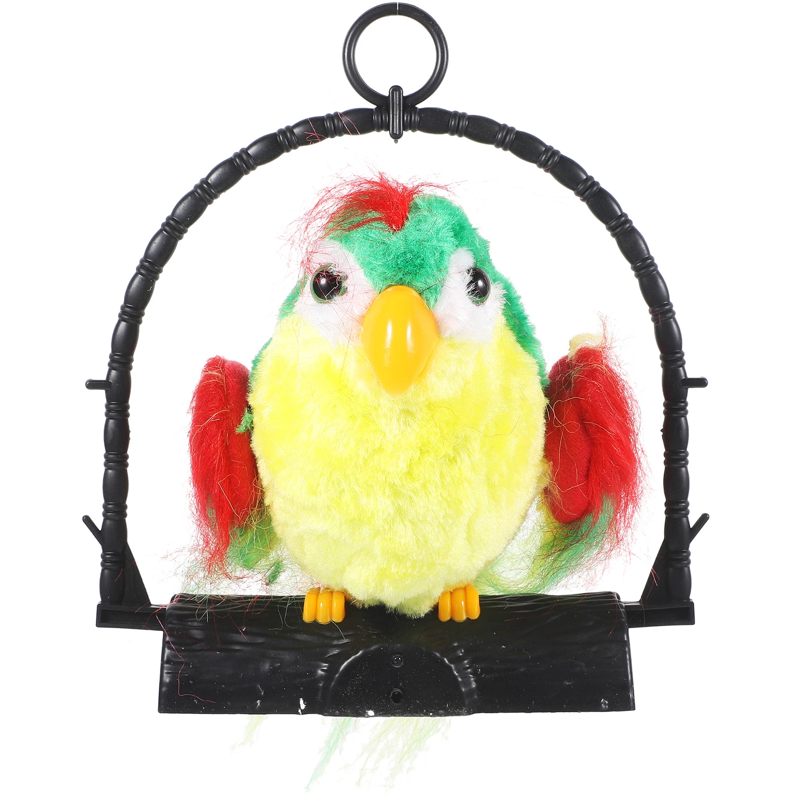 

Talking Repeating Parrot Interactive Realistic Toy Mechanical Repeats What You Say