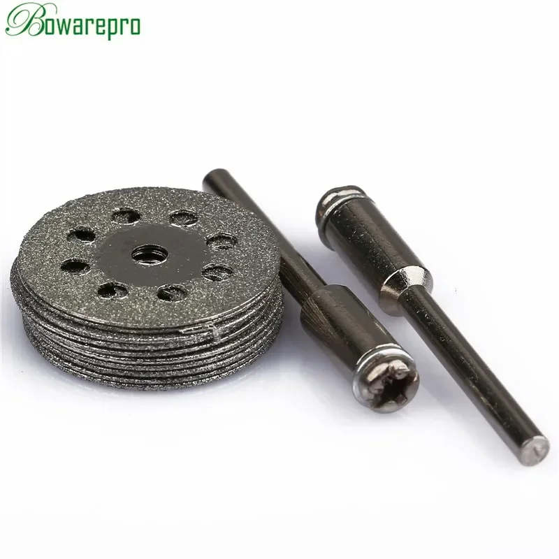 10pcs 22mm grinding Circular Saw Cutting Disc Dremel Rotary Tool Dremel accessories w/ arbor drill Cut Off Wheel Diamond Disc