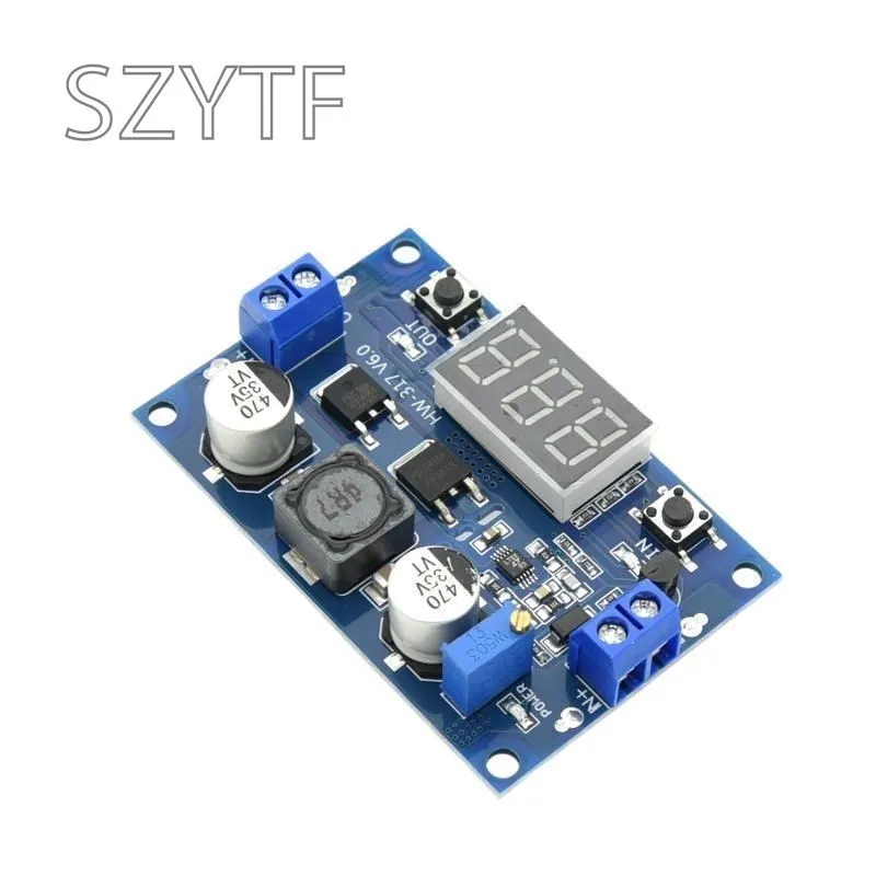 DC DC-DC 3~35V To 3.5~35V LTC1871 Booster Step Up Step-up Module Converter Regulated Power Supply+VoltMeter