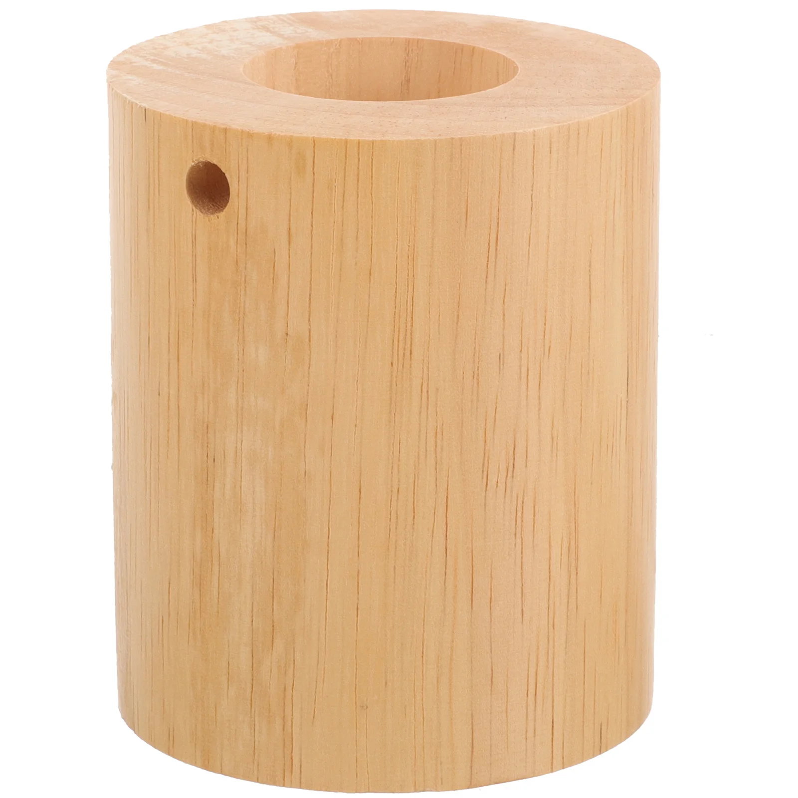

Wood LED Light Base Cylinder Simple Color Wood Lamp Base Stable Desktop Display Lamp Accessory E27 Light Display Stand