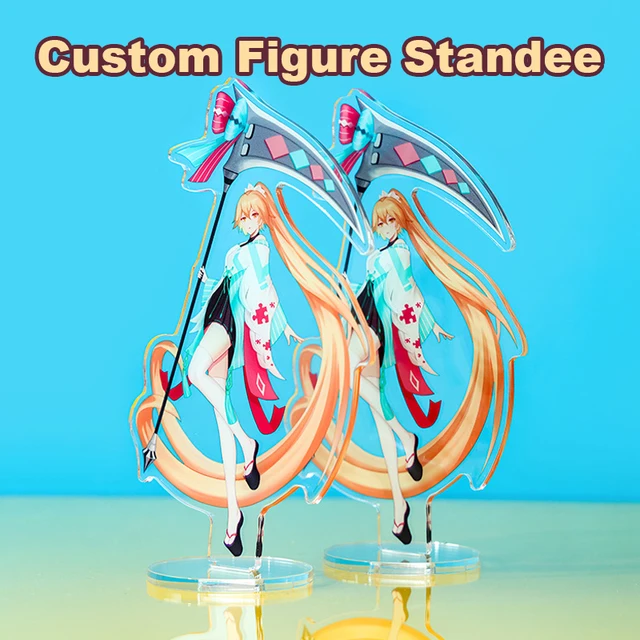 Spersonalizowany stojak Niestandardowa figurka anime Przezroczysty akrylowy model Płyta Dekoracja biurka Zdjęcie Stojący znak Brelok Standee Dla fanów Prezenty