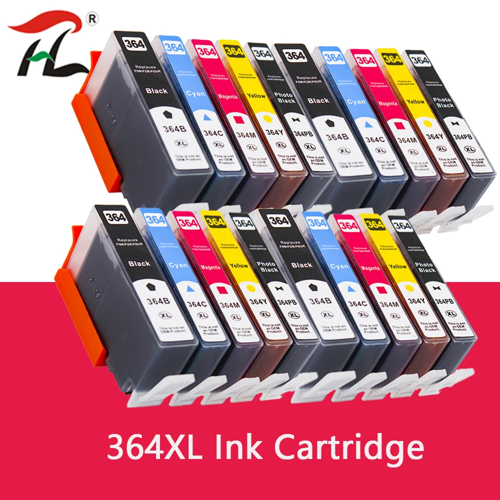 Printer Ink Cartridge 364XL 364 XL Compatible For HP Photosmart 5510 5515 6510 B010 B109 B209 Deskjet 3070A For HP364