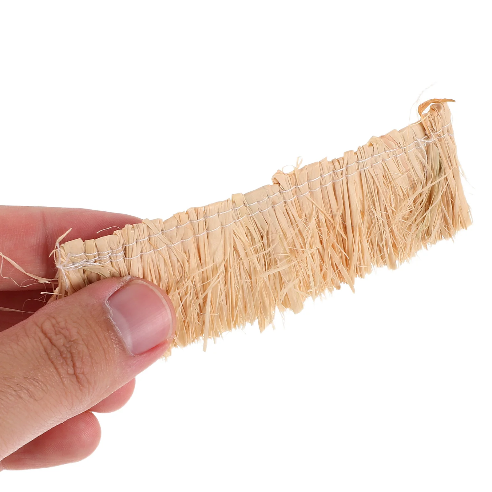 

12Pcs Tiny Thatch Roof Mini Grass Thatch for Rustic Village Scene Diorama 3.93 X 1.57 Inches Straw Roof Fairy Garden Straw