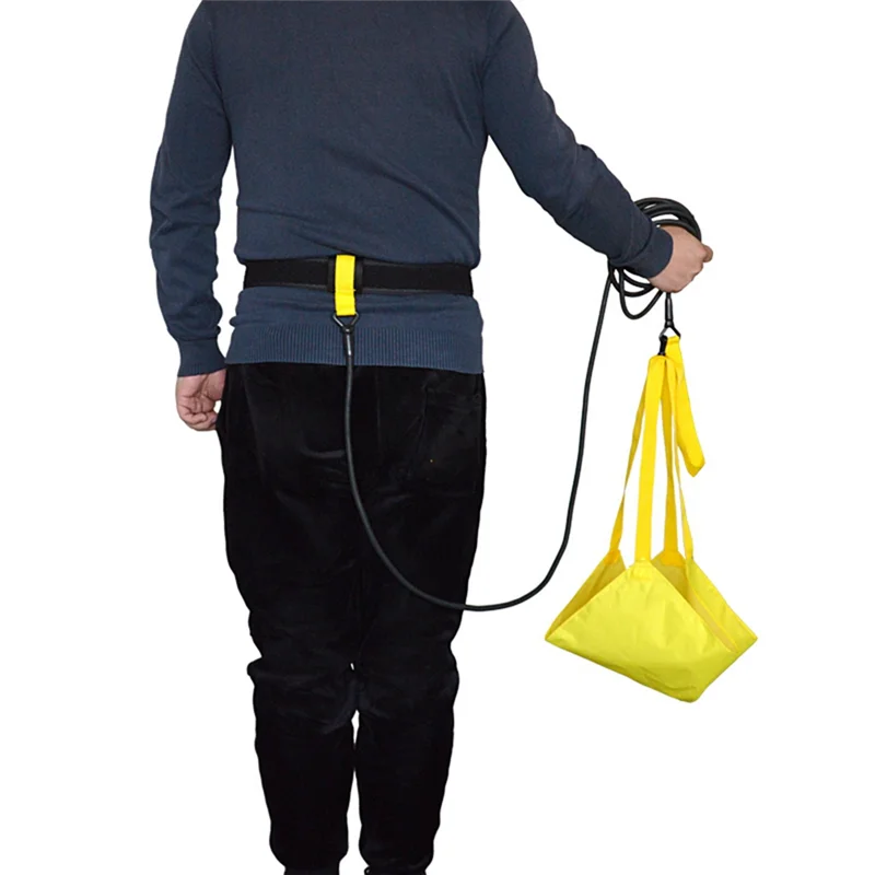 A65G-2X معدات تدريب السباحة المظلة قابل للتعديل أحزمة تدريب السباحة المقاومة للماء مع المظلة المقاومة، B