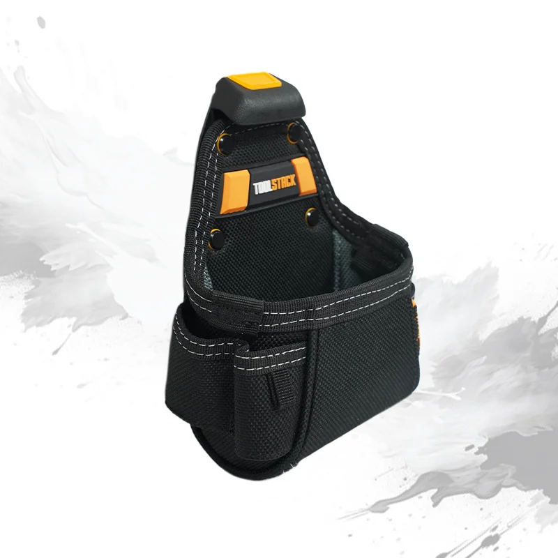 TOOLSTACK TSK-24 Piccola custodia per la lavorazione del legno Kit di attrezzi di archiviazione portatile multifunzionale Oxford Borsa per attrezzi da lavoro durevole con gancio rapido