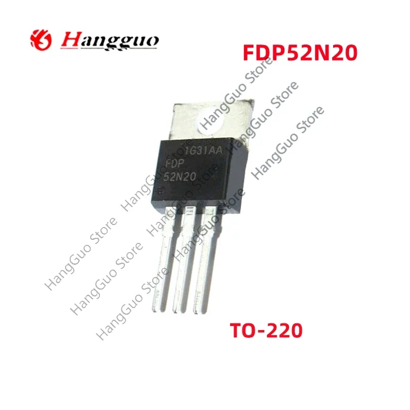 

10PCS/Lot Original FDP52N20 52N20 N channel TO-220 MOS FET 52A 200V