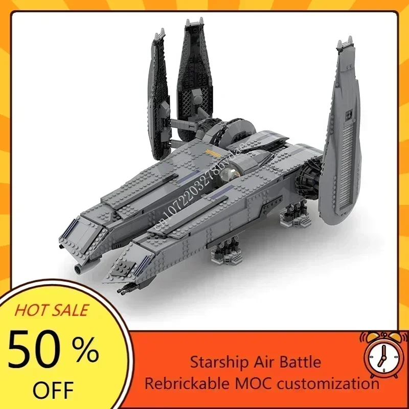 Rogue Shadow Space War Military MOC Battle Model DIY Custom Puzzle Architecture Educational Assembly Toy Gift for Adults