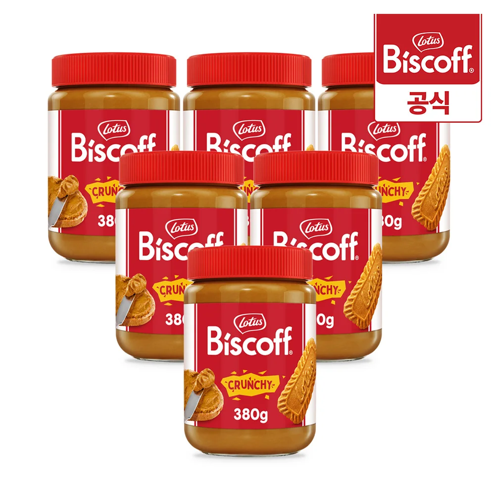 Rotus Biscoff Spread Crunch 380g x 6 pieces/Caramel Biscuit Rotus Jam Toasted dessert