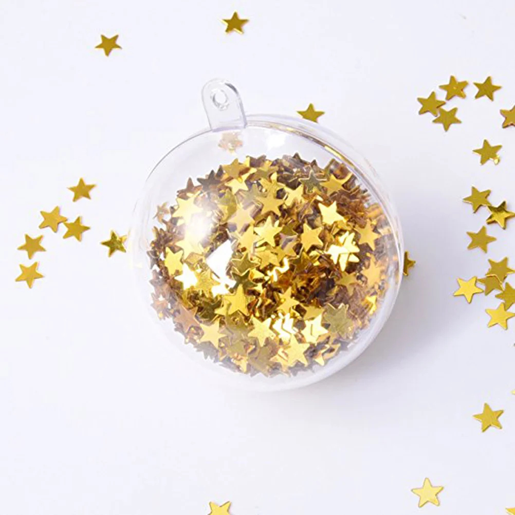 6000pcs Paper Stars 6mm Star Confetti Glitter Metallic Foil Stars Table Confetti for Party Wedding Festival Decorations DIY