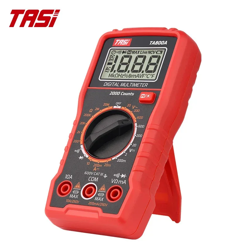 

For Sea Shipping, CustomizedTASI TA800A/TA806A Digital Multimeters User-Friendly Manual Range Tester with High Precision for Vol