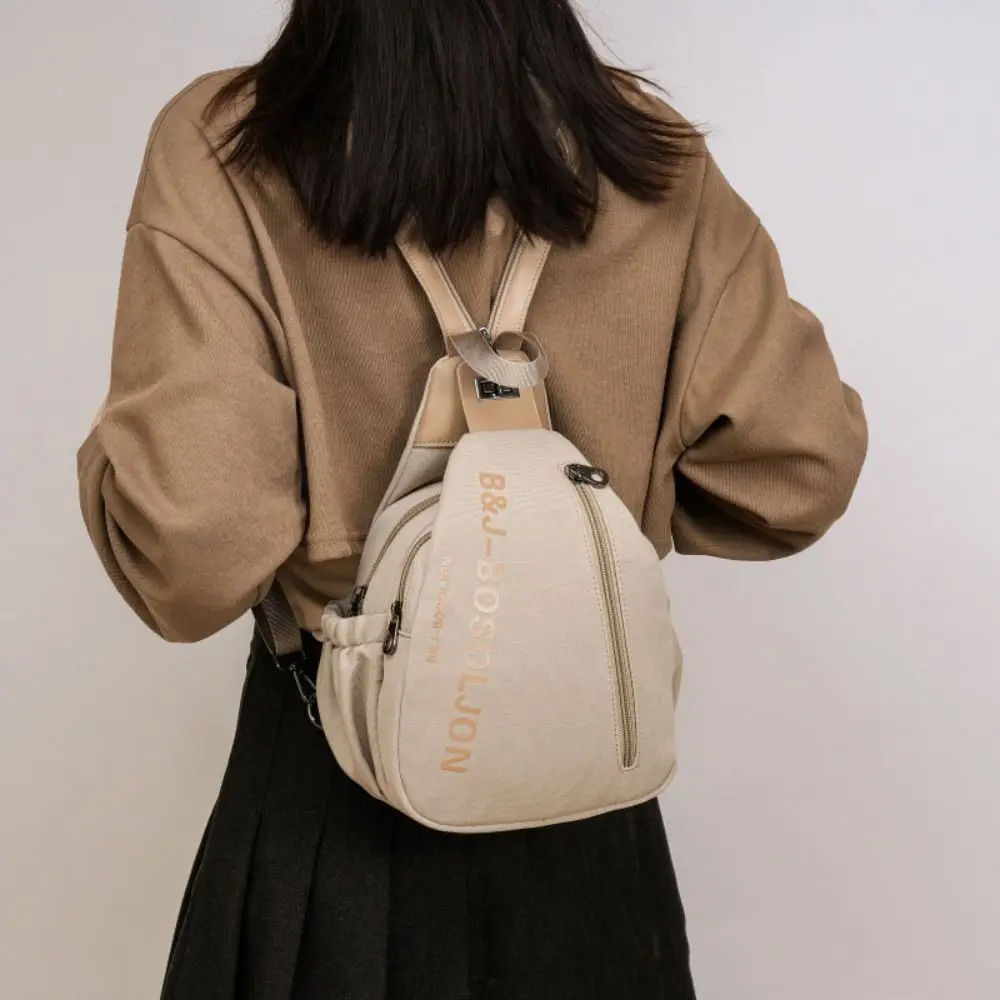 

Fashion Multiple Pocket Women Crossbody Chest Bags Multi-purpose Large Capacity Travel Backpack Fanny Pack Unisex