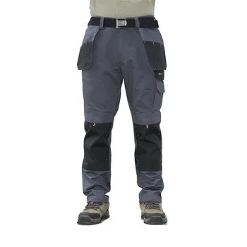 Pantalones Cargo con múltiples bolsillos para hombre, pantalón de trabajo recto, estilo Safari al aire libre, resistente al desgaste