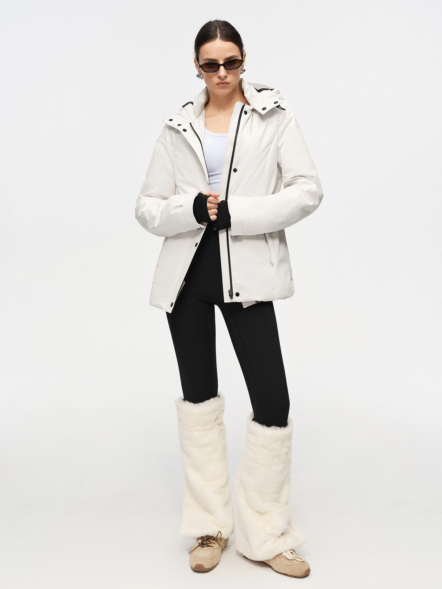 

Женские спортивные брюки с высокой талией на флисовой подкладке, утепленные, для йоги, с эффектом подтяжки ягодиц, повседневные, длинные