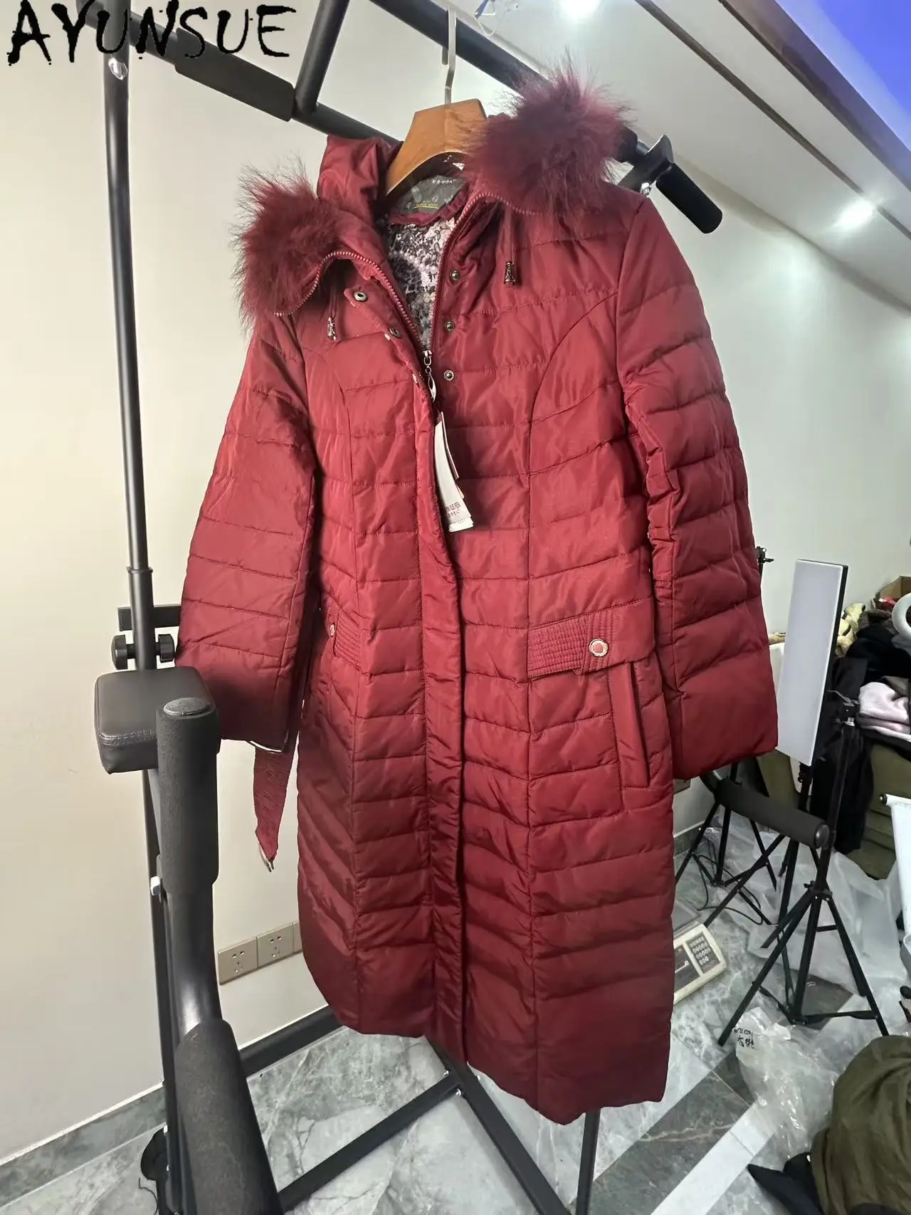 

AYUNSUE Down Jacket Women Winter Clothes Warm Puffer Jackets Unique Coat Promotion Minor Flaws No Refund No Exchange