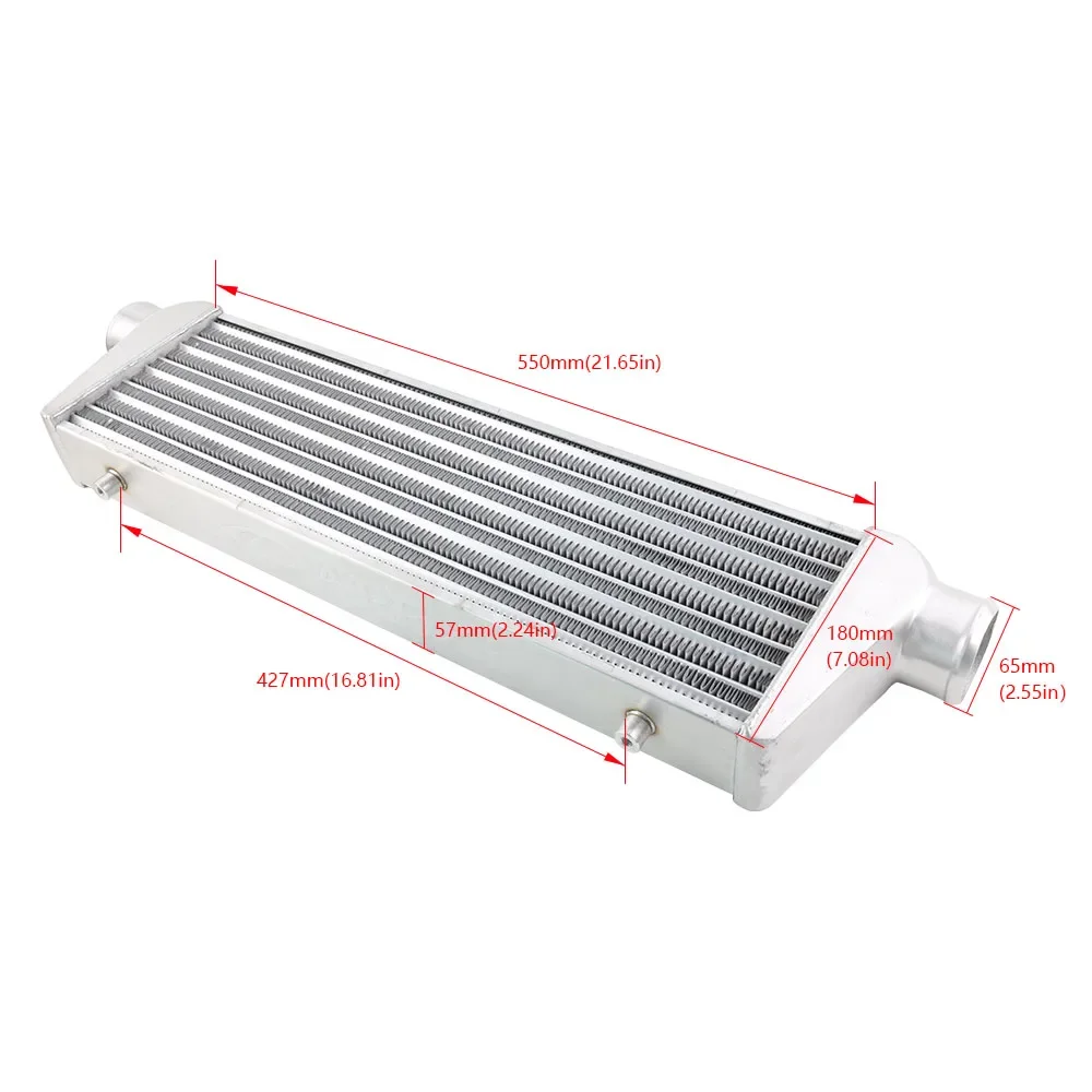 Universal Automotive Cooling Systems Front Mount tube intercooler Turbo Intercooler  OD=63mm charge air cooler