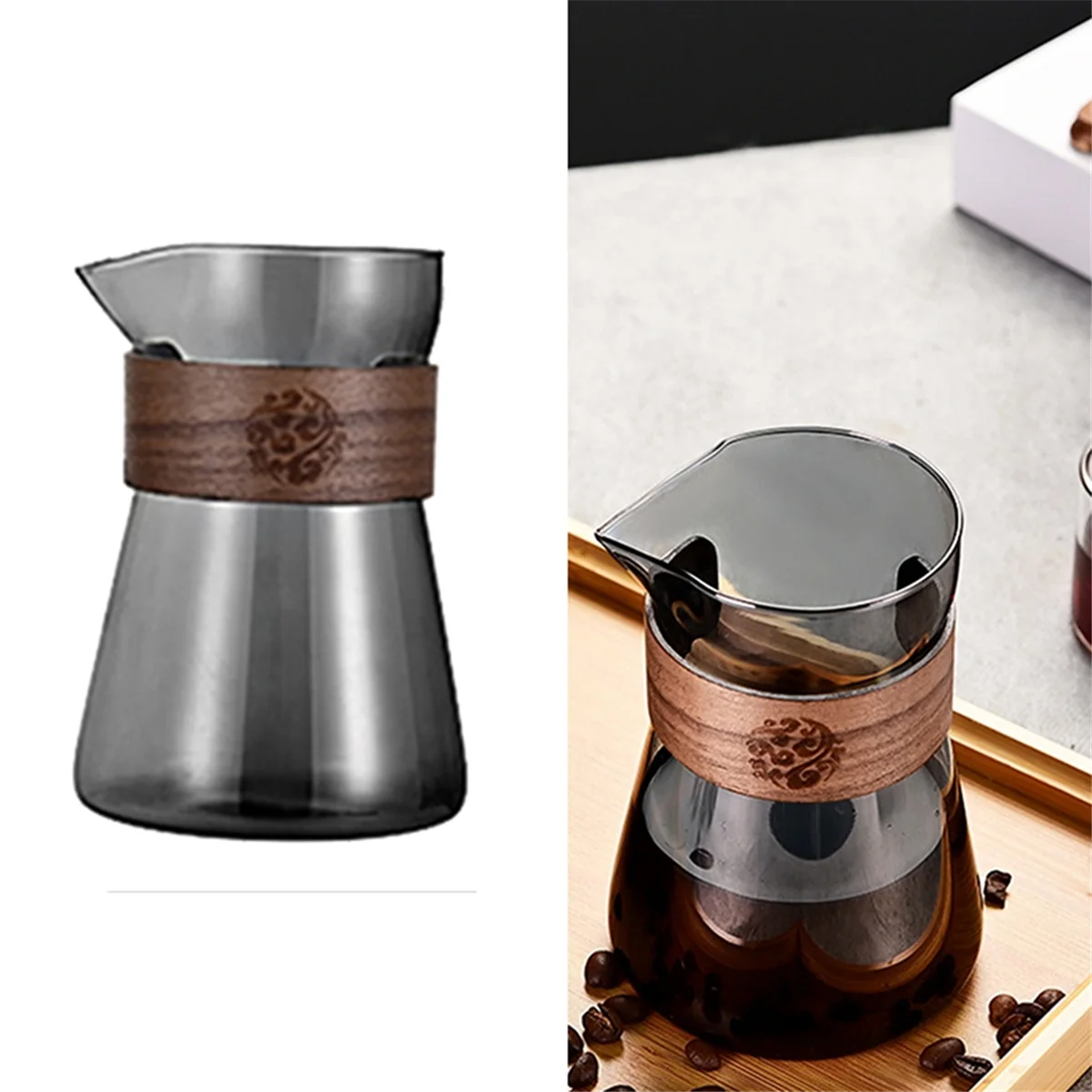 Immersion Coffee Dripper Switch Giet over Dripper Immersion Dripper Switch Coffee Maker Glass Coffee Filters V02 Coffee-A70Z