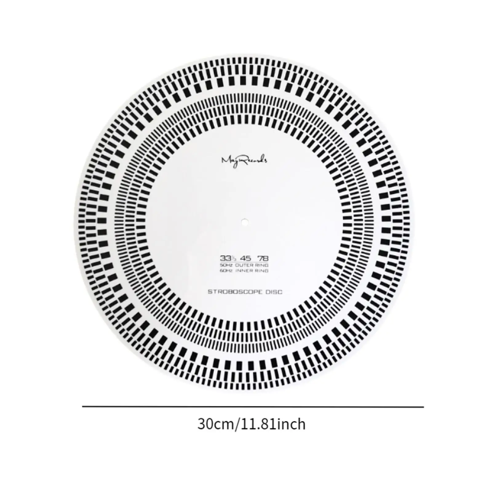 Vinyl Tachometer Detection Checker Acrylic Standard Profesional Strobe Disc Adjust Tool Accessories Turntable Stylus Tuning Disc