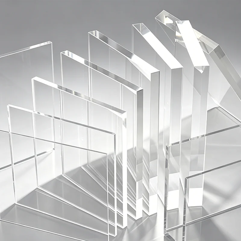 Clear Perspex Acrylic Plastic Sheet Block Various Sizes
