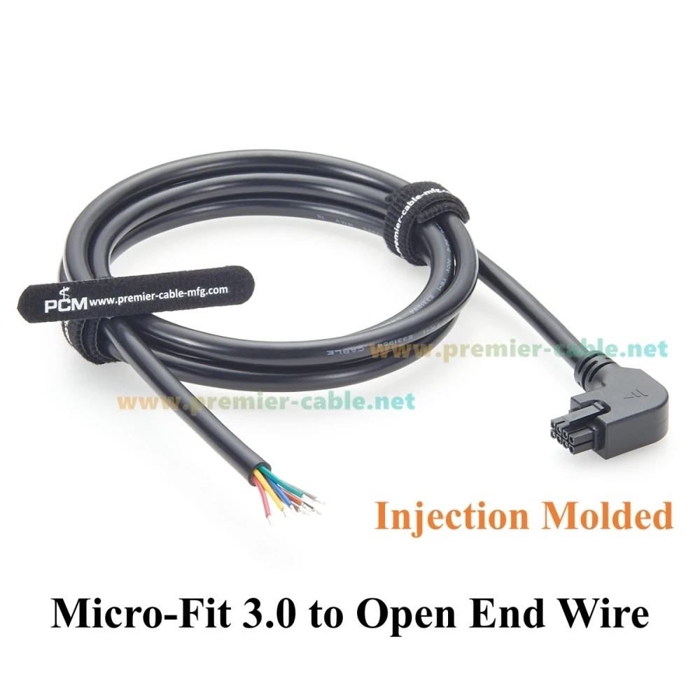 Rechtwinkliges Micro-Fit 3,0mm 8-Pin-Buchsensteckergehäuse Strom-Signalkabel 90-Grad-Micro-Fit-Steckverbinder für kundenspezifische Verkabelung – Detail 6