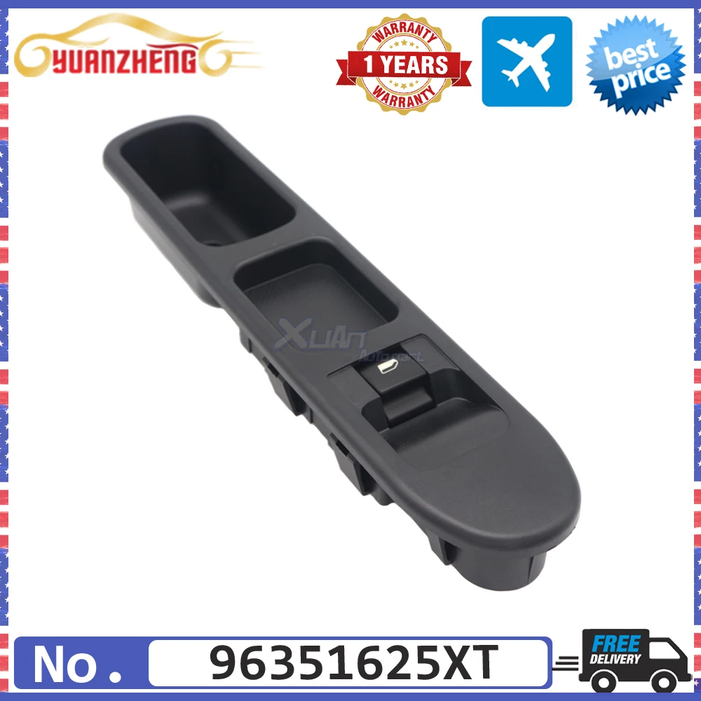 

Car Right Passenger Electric Power Window Control Switch Master Lifter Button 96351625XT For Peugeot 307 CC Break SW 2001-2007