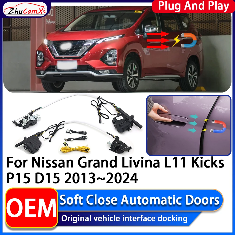 

OEM Electric Suction Power Soft Close Car Door Automatic Door Closing System For Nissan Grand Livina L11 Kicks P15 D15 2013~2024