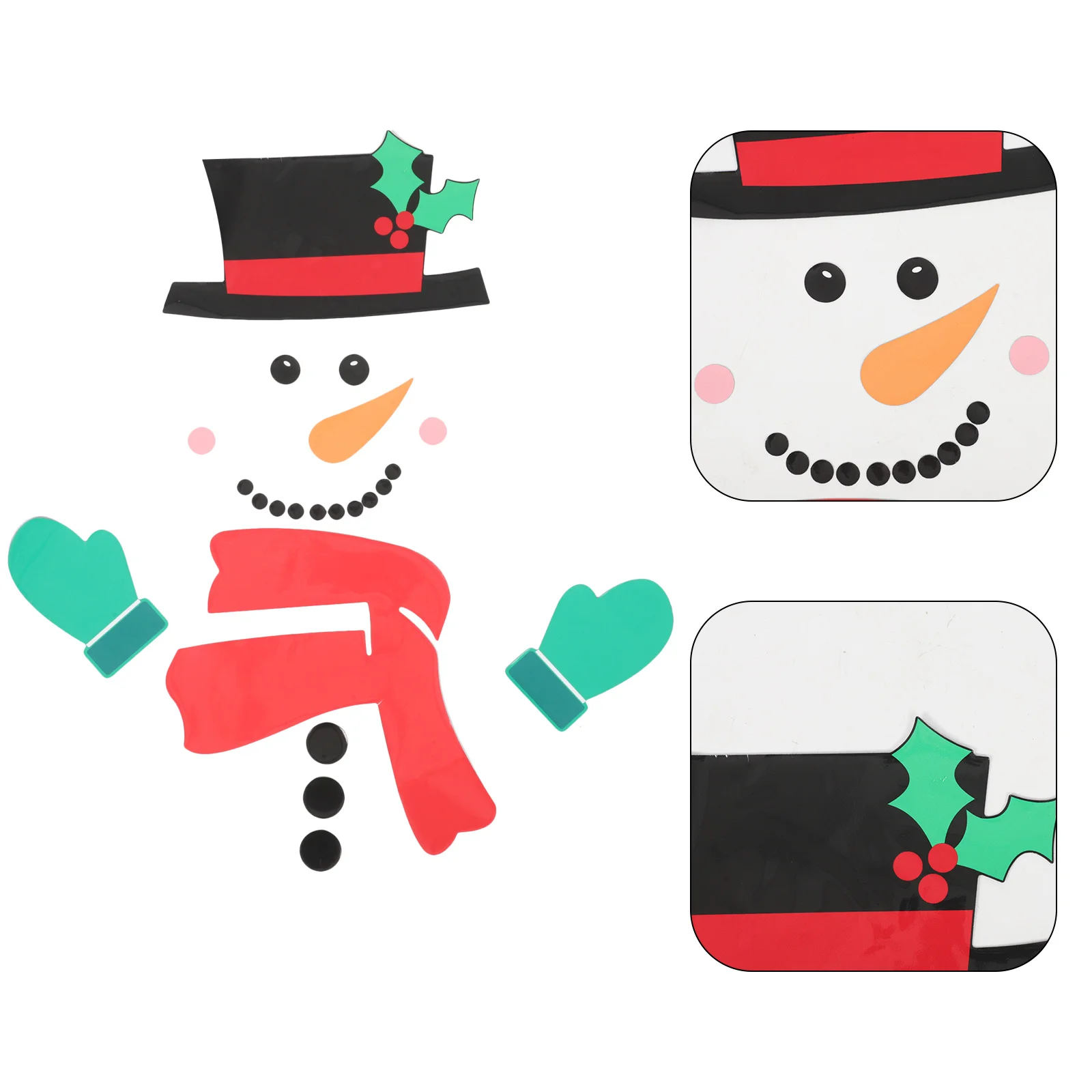 

Fridge Magnets Christmas Themed Decorative Magnetic Stickers for Office Home Garage Cabinet Door Bumper Use