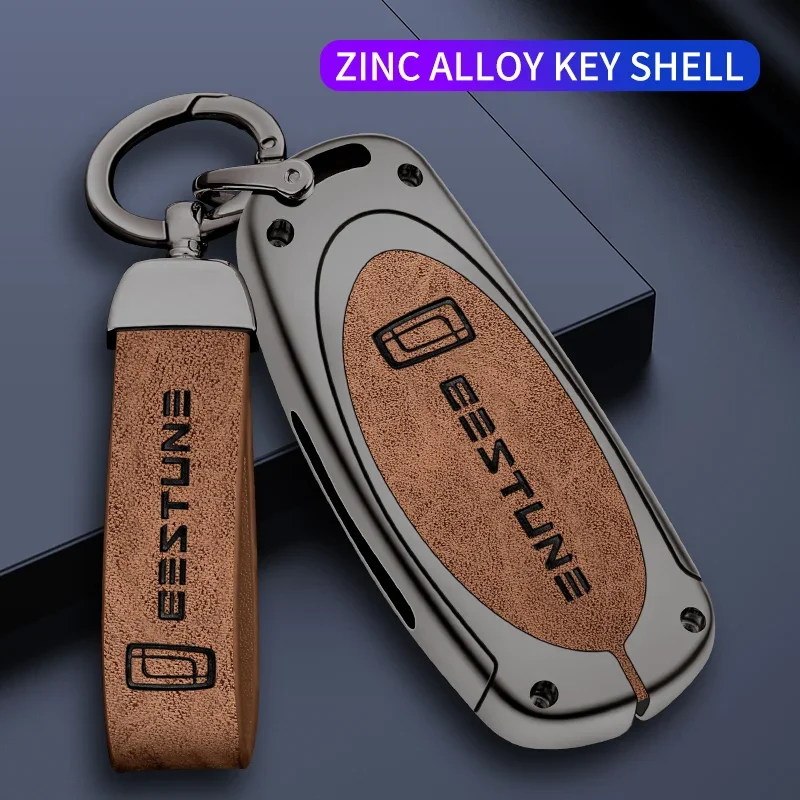 Zincl Alloy Car Remote Key Case Cover For Bestune B70 B70S T55 T77Pro T99 Protection Shell Bag Keychain Keyless Accessories