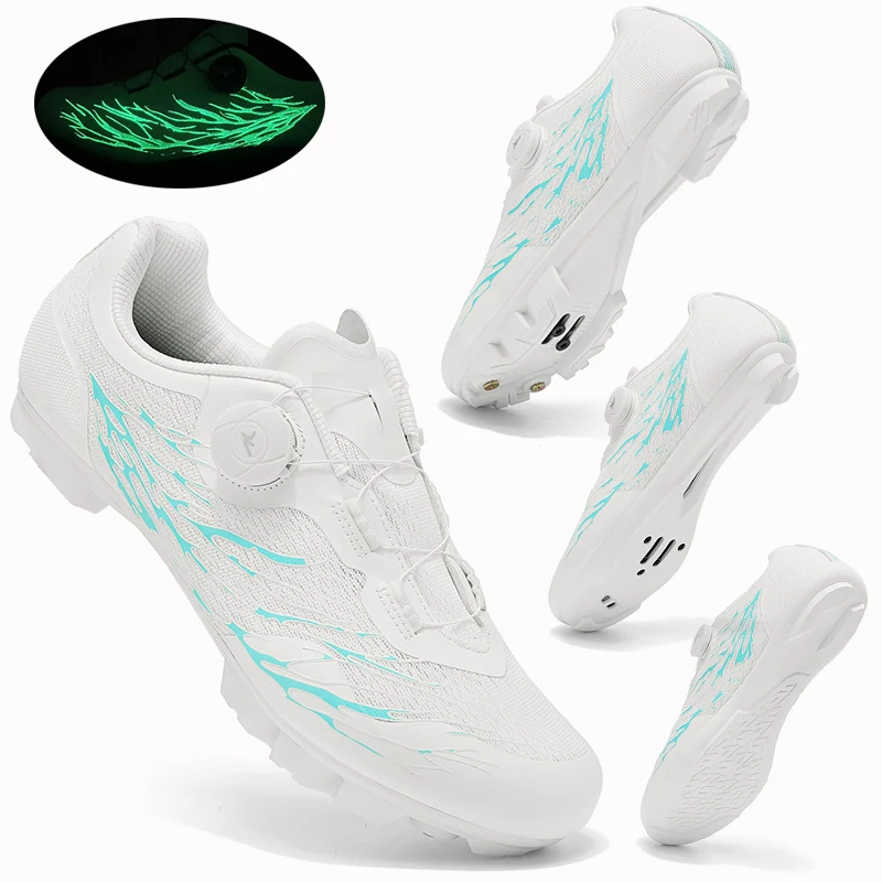 

Men Road Cycling Shoes Anti-slip Mountain Bike Shoes Racing Women Sapatilha Ciclismo Mtb Self-locking Pedal Cycle Sneaker 37-48#