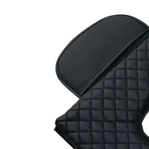 Centre Console Cover For Chevrolet For Silverado For For GMC For Sierra 2019-2026 Black PU Leather Armrest Pad Protector Interio