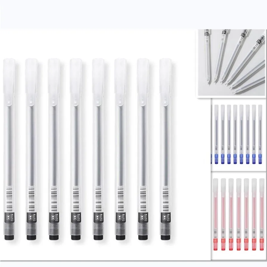 

High Quality Gel Pens Straight Liquid Ballpoint Pen Bussiness Pen Stationery School Office Supplies Writing Accessories