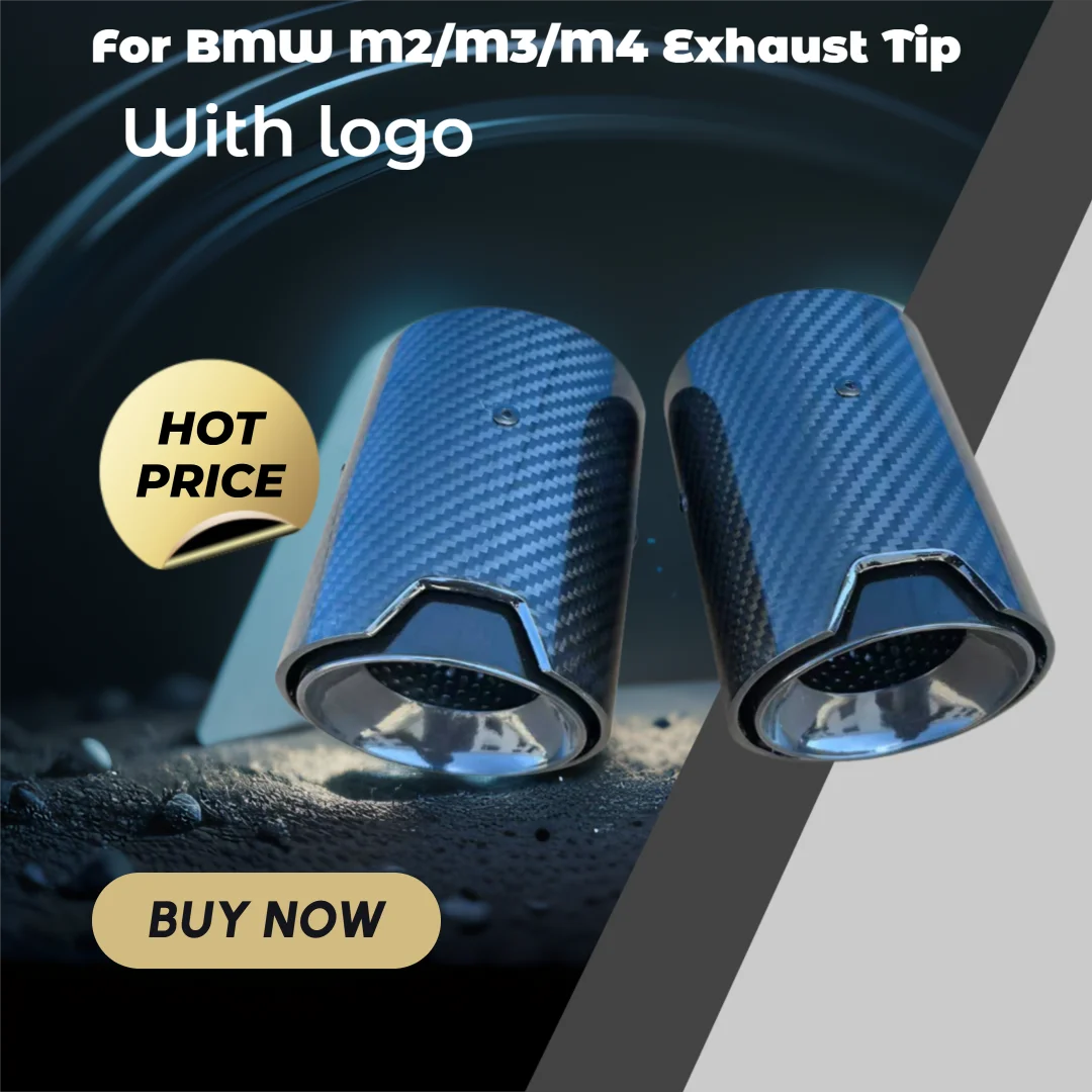 Para BMW M2/M3/M4 punta de escape especial F80/F82/F83/F84/F87 silenciador boquilla de escape abrazadera oculta