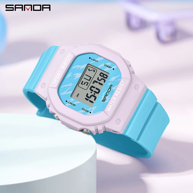 SANDA New Hot G Style Electronic Watch Men Women Fashion Waterproof Sport LED Digital Ladies Watch Boy Girl Children Gift Clock