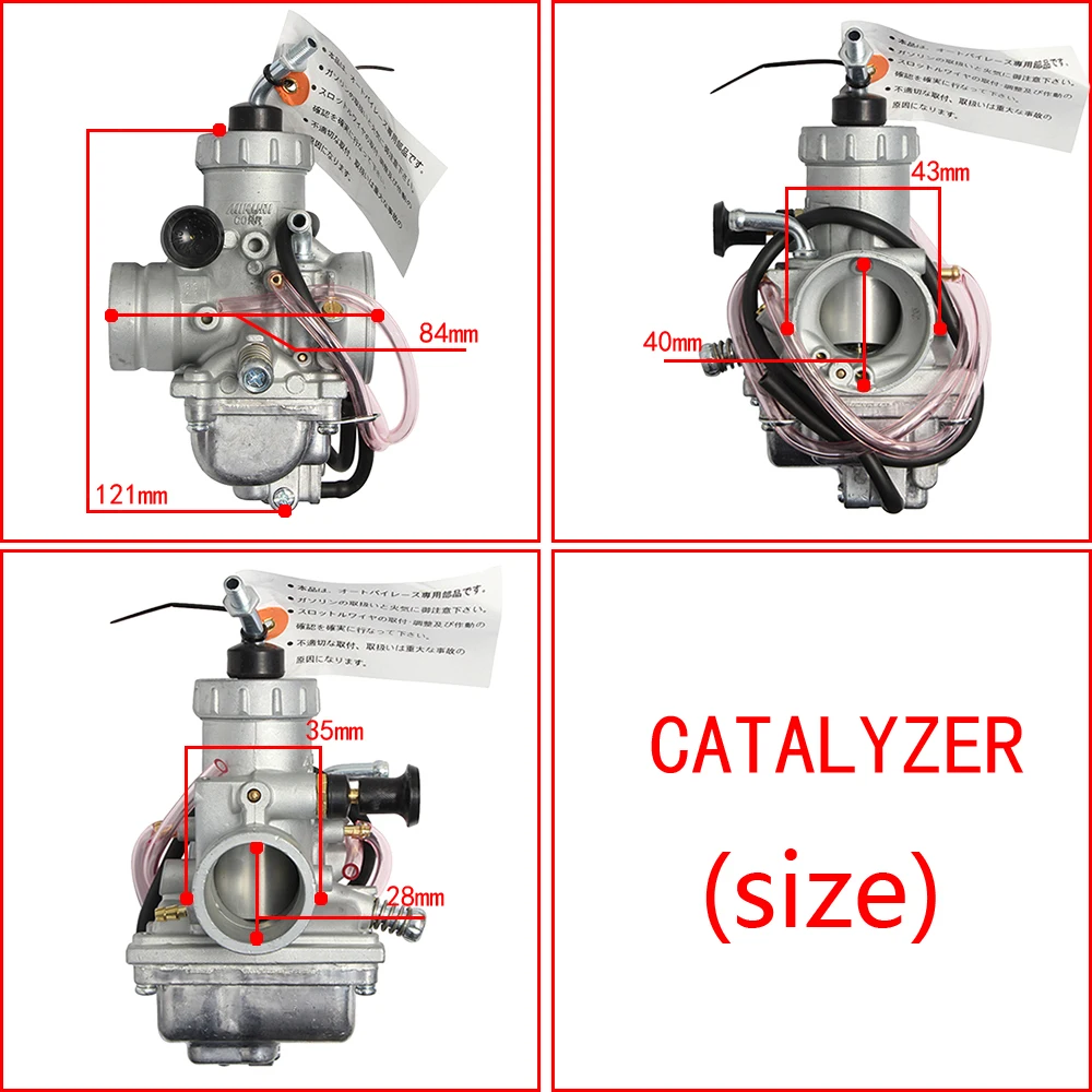 Carburador Carb Voor Yamaha Rxz Katalysator Rxz135 5pv-e4101-00