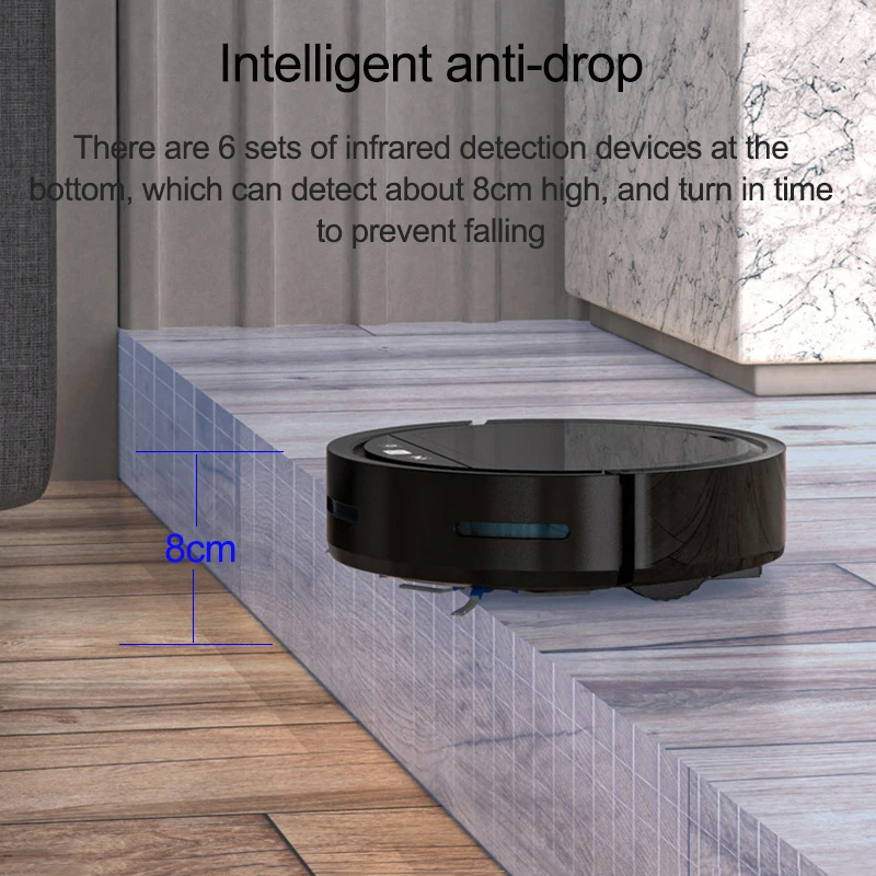 Sweeping, suction and mopping integrated household smart sweeping robot automatic charging planning path voice control