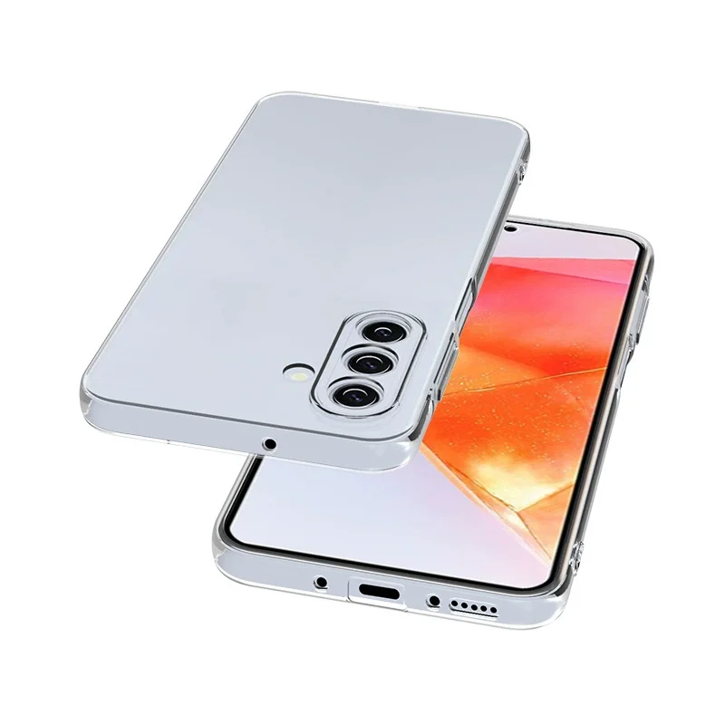 Für Samsung Galaxy A56 Hülle, ultradünn, transparent, TPU, weiche Rückseite für Funda Samsung A56 5G A566B, klare Hülle, A 56 Bumper