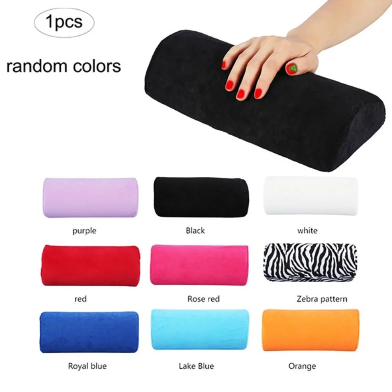 

10 Colors Soft Hand Palm Rest Manicure Table Washable Hand Cushion Pillow Holder Arm Rests Nail Art Stand for Manicure Pillow