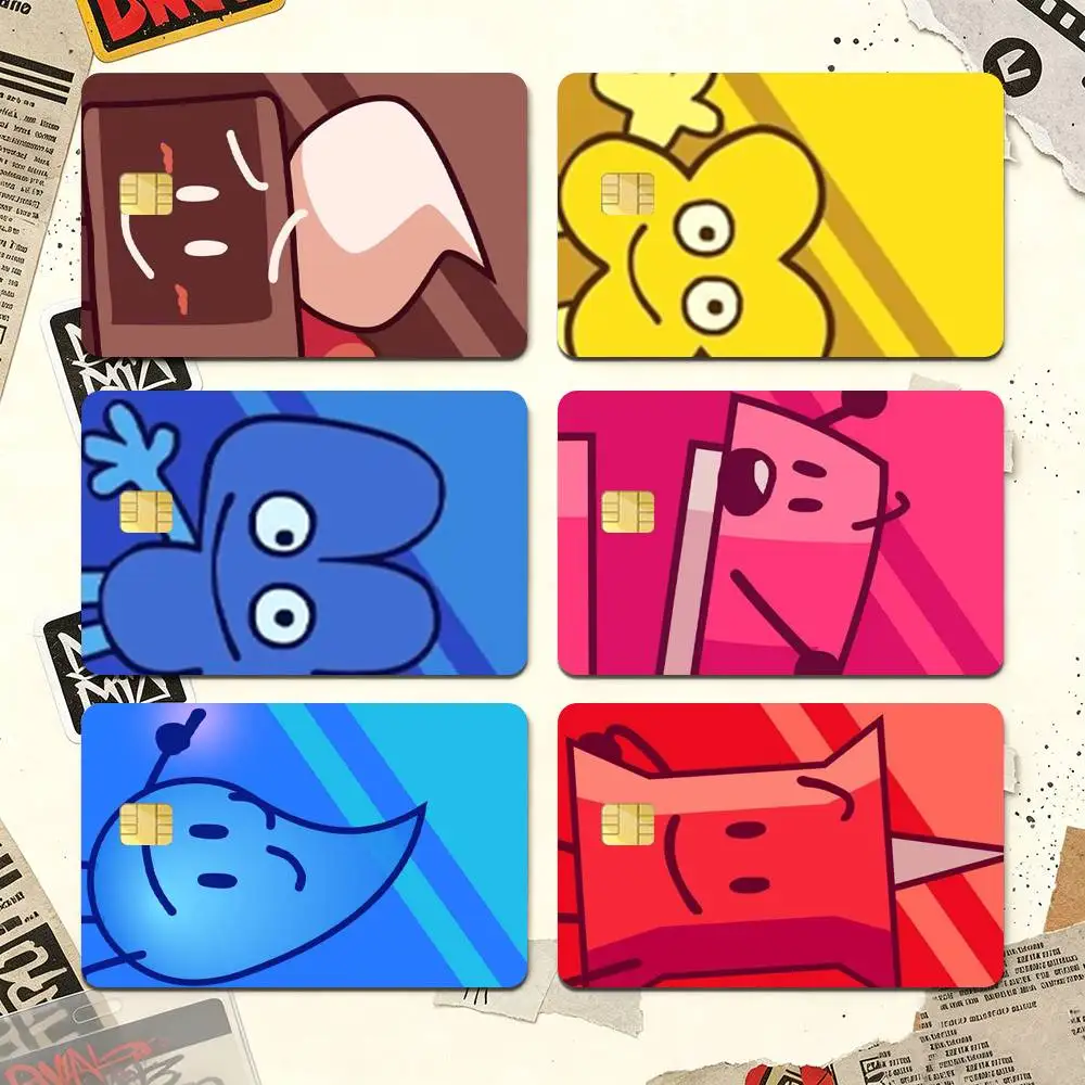 Bfdi Battle Credit Card HD Stickers Easy to replace, change card style anytime as you like