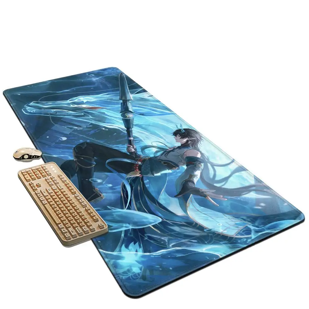 핫 혼카이 스타 레일 단 헝 HD 마우스 패드 노트북 미끄럼 방지 게이밍 액세서리 마우스패드 PC 애니메이션 게이머 데스크 매트 카펫