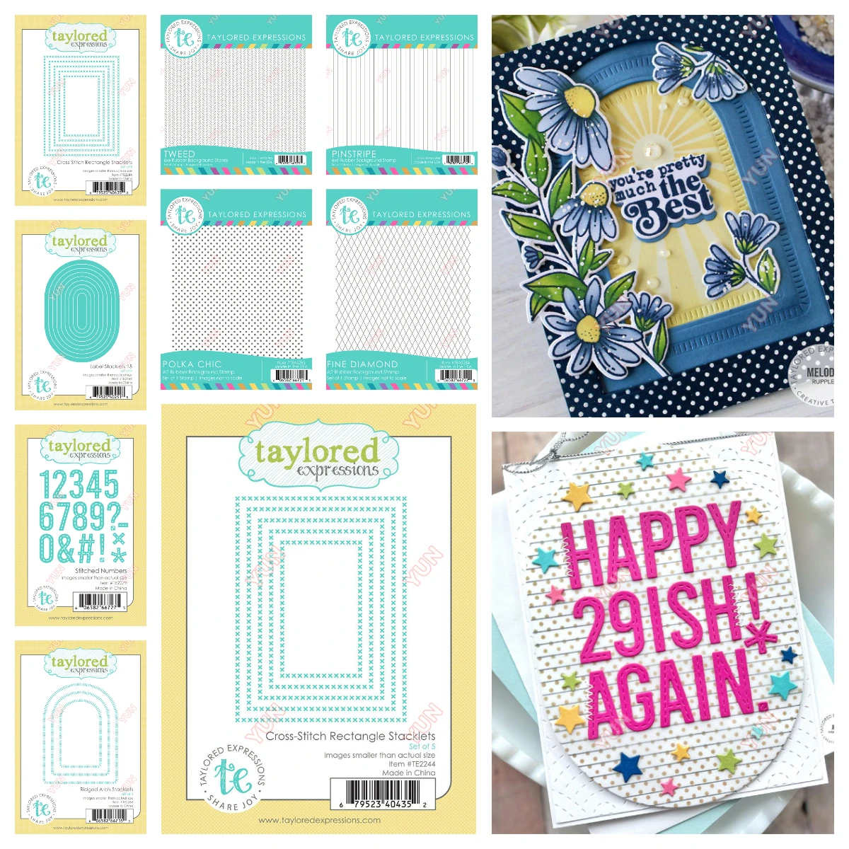 2025 New Dies Stitched Numbers Ridged Arch Square Cross Stitch Rectangle Stacklets Dies Stamps DIY Scrapbooking Cards Craft Die