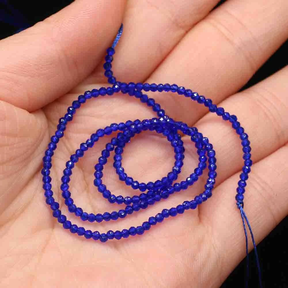 1 Stück natürliche Spinell-Perlen, 2–3 mm, facettierte lose Perlen, natürliche Stein-Abstandshalter-Perlen für die Herstellung von DIY-Armbändern, Halsketten und Schmuck. – Detail 27