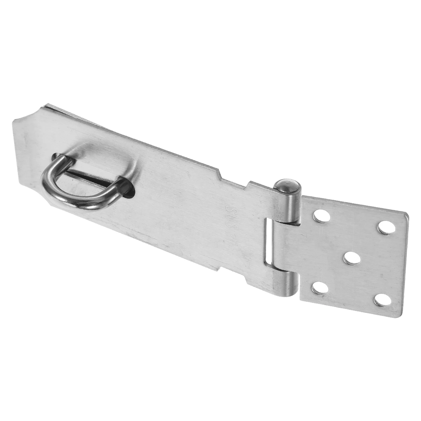 

Strong Stainless Steel Hasp Latch Heavy Duty Lock For Shed Cabinet Barn Door Outdoor Indoor Protection
